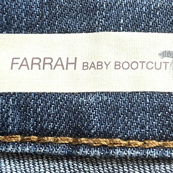 Kut From the Kloth Farrah Baby Bootcut Stretch Dark Denim Womens Size 6, 31x31 - Picture 3 of 11